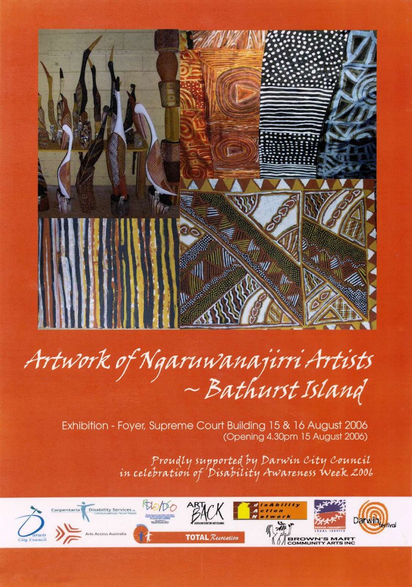 Artwork of Ngaruwanajirri Artists - Bathurst Island - Artback NT